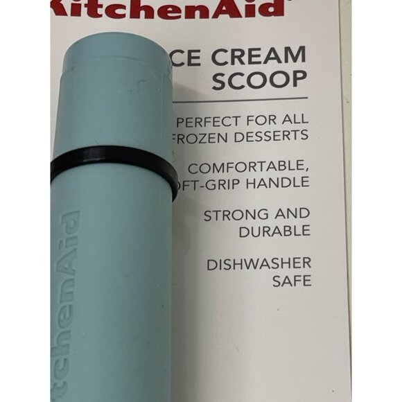 KitchenAid Ice Blue Ice Cream Scoop Aqua Sky Stainless Steel Strong & Durable - Picture 2 of 3